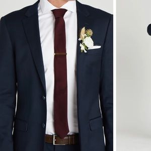 BIRDY GREY Simon Neck Tie - Cabernet